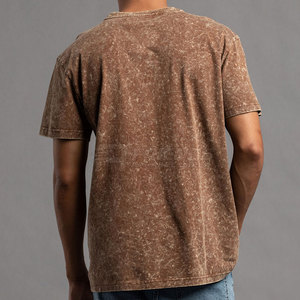 เสื้อยืดพรีเมียมแบบฟอกสี 100% ผ้าฝ้าย เนื้อเบา แต่งสไตล์วินเทจ สำหรับชุดลำลองทันสมัยและสวมใส่สบายทุกวัน - Product Image 3