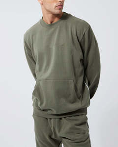 Vente flash, survêtement de luxe pour homme avec logo personnalisé, ensemble jogging ample uni avec fermeture éclair, logo brodé personnalisé, ensemble 2 pièces pour homme - Product Image 1