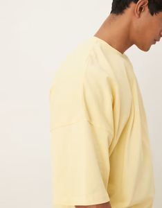 เสื้อยืดแขนยาวสำหรับผู้ชายทรงหลวมพิมพ์โลโก้ DTG สำหรับ100% แฟชั่นฤดูร้อนของผู้ชาย - Product Image 3