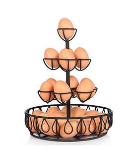 Porte-oeufs en métal de luxe parfait pour les salles à manger de cuisine à domicile offrant une résistance élégante et une durabilité durable - Product Image 1