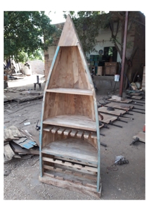 ตู้เก็บไวน์ไม้ทรงเรือ ดีไซน์หรูหราทันสมัย สำหรับใช้ในบ้าน ห้องครัว ร้านอาหาร โรงแรม บาร์ ร้านอาหาร และการใช้งานเชิงพาณิชย์ - Product Image 2