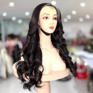 Perruque en cheveux humains vietnamiens 100% de qualité supérieure, cheveux bruts, perruque à dentelle frontale, perruques à dentelle frontale, cheveux ondulés - Product Image 4
