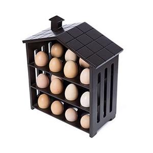 Estante de madera ecológico para huevos para hogares sostenibles, perfecto para reducir el plástico y mejorar la decoración de la granja - Product Image 1