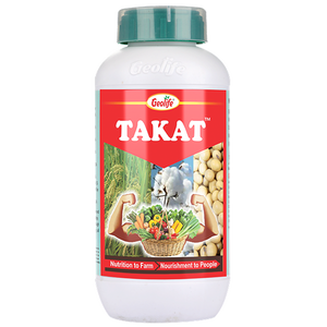 GEOLIFE TAKAT Bio/Organic Biostimulant liquide avec extraits d'algues et nanotechnologie en emballage plastique - Product Image 1