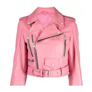 Chaqueta de cuero ligera de talla grande al por mayor para mujer, tops de punto transpirables a la moda, chaqueta de cuero al por mayor - Product Image 1