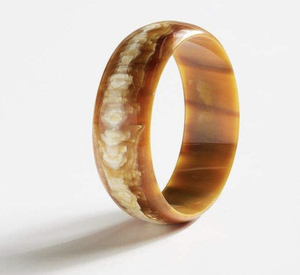 Nouveauté : Bracelets en corne polie, écologiques, de style nautique européen, pour femmes, avec design personnalisé - Product Image 5