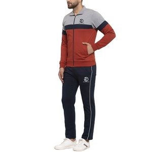 Survêtements de course pour hommes personnalisés en gros Ensemble deux pièces confortable et léger 100% coton pour l'exercice et l'entraînement - Product Image 2
