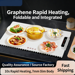 <b>Silicone</b> Foldable Large Capacity Food Warm Food Tray <b>Silicone</b> Dish Tray for Home & Hotel Dining Tables - Product Image 3
