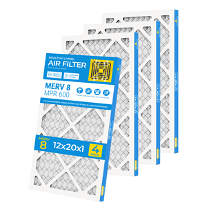 Filtre à air SUIXINEYI MERV8 12x20x1 pour systèmes de climatisation et de chauffage - Product Image 1