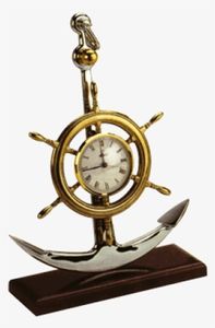 Reloj de mesa náutico de latón completo hecho a mano Técnica de fundición de metal con acabado pulido personalizado exclusivo a la venta - Product Image 4