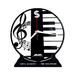 Luxury <b>Art</b> Deco Stainless Steel Wall <b>Clock</b> Custom Logo and Color Needle Display - Product Image 1