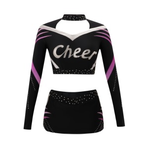 Uniforme de pom-pom girls Cheer Set Girls Dancing Costume de poupée personnalisé écologique et lavable Votre propre conception à bas prix quantité minimale de commande - Product Image 1
