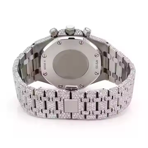 Montre mécanique automatique unique de haute qualité VVS Moissanite Diamond Iced Out montres-bracelets à l'approvisionnement direct d'usine - Product Image 4