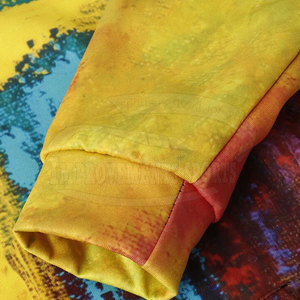 เสื้อมีฮู้ดพิมพ์ซับลิเมชันสำหรับผู้ชายผ้าคอตตอนแบบยั่งยืน - Product Image 4