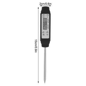 Compacte instant-read roestvrijstalen keukenthermometer met korte sonde Voedseltemperatuurtester Snelle kookcontroles Mini digitaal - Product Image 2