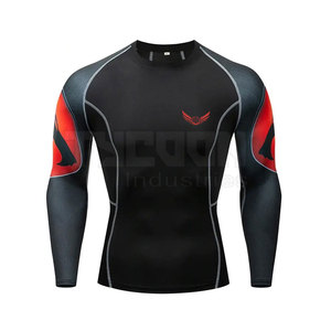 Nueva llegada multifuncional personalizado impreso Rash Guard de alta calidad de manga larga Rash Guard para hombres - Product Image 1