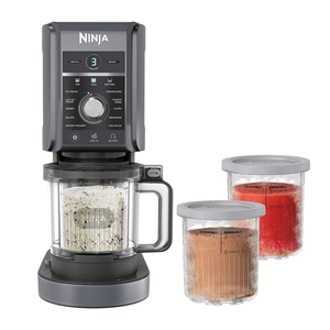 Top Rated Ninja CREAMi Deluxe Ice Cream Maker <b>Frozen</b> Dessert Gelato Sorbet <b>Yogurt</b> Slushi Milkshake <b>Machine</b> 10 Functions Silver - Product Image 4