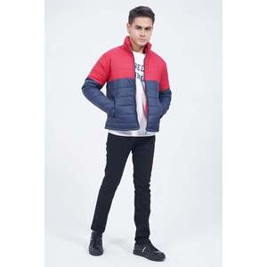 Unze London Mens ABEEIL Casual Winter <b>Jacket</b> Reversible Hooded Nylon Zipper Closure Waterproof Breathable Polyester Print - Product Image 4