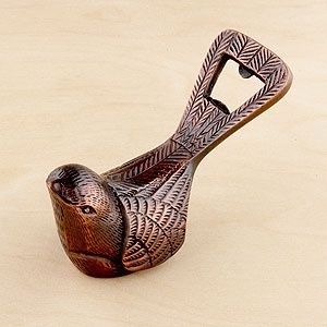 ที่เปิดขวดและที่เปิดขวดทองเหลืองทรงช้างทำจากโลหะสำหรับบาร์และร้านอาหาร - Product Image 3