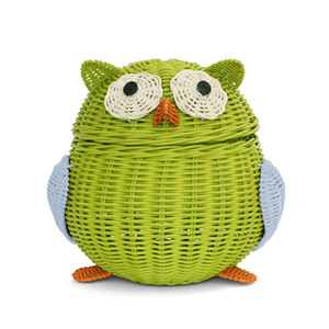 Wholesale High Quality <b>Rattan</b> Duolingo Owl <b>Storage</b> Basket Wicker Handmade Animal <b>Storage</b> Basket for Home Decor OEM in Vietnam - Product Image 4
