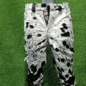 Vente en gros de pantalons en cuir pour hommes à prix réduit Pantalons en cuir de vachette coupe-vent avec logo personnalisé pour hommes - Product Image 2