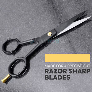 Durable Stainless Steel <b>Beard</b> and Mustache <b>Scissors</b> for Men Barber <b>Beard</b> Grooming <b>Scissors</b> Sharp Hair Cutting Tool - Product Image 2