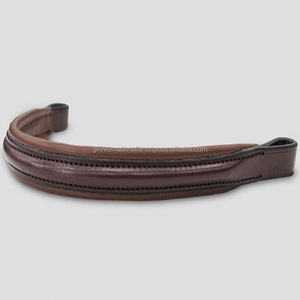 สายคาดคิ้วหนังแฟนซีสำหรับม้าประดับคริสตัลและไข่มุก - Product Image 6