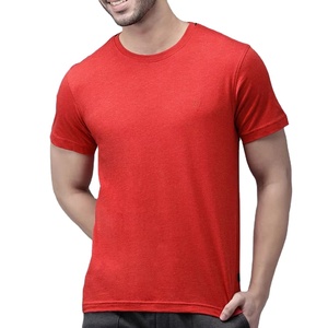 T-shirt pour homme en coton uni de haute qualité, col rond, manches courtes, t-shirt d'été décontracté, tissu respirant et doux, logo personnalisé OEM - Product Image 1