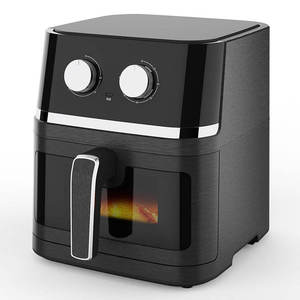 Freidora de aire con ventana de visualización Horno de freidora de aire personalizado con pantalla táctil digital inteligente Cesta antiadherente y apta para lavavajillas - Product Image 6