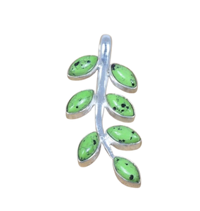 Plata de Ley 925, turquesa piedra preciosa, colgante al por mayor, joyería fina con sello 925, joyería colgante de plata para mujer - Product Image 1