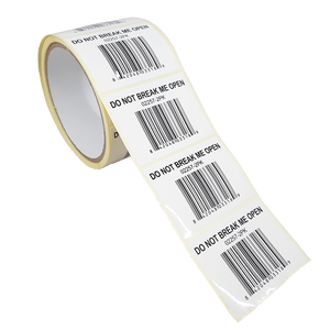 Autocollant d'étiquette de numéro de série de code-barres personnalisé - Product Image 3