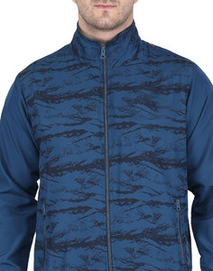 Survêtement à manches longues avec logo personnalisé OEM pour hommes, ensemble de jogging, costume 2 pièces avec veste à fermeture éclair, tenue pour hommes, design - Product Image 2