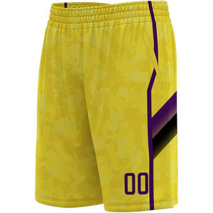 Uniformes de basket-ball de haute qualité pour hommes, maillot de basket-ball respirant personnalisé OEM, ensemble de chemises imprimées par sublimation - Product Image 6