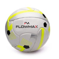 Flowmax PU et Dimple Surface Panneaux collés thermoscellés Vessie enroulée de football 12 panneaux Ballon de football de compétition professionnelle