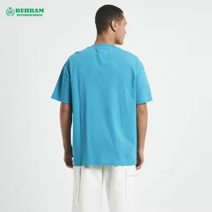 เสื้อยืดผู้ชายคุณภาพสูง ผลิตจากผ้าฝ้ายปากีสถาน 180 กรัม เป็นมิตรต่อสิ่งแวดล้อม ไม่เป็นขุย 100% โพลีเอสเตอร์ ไซส์ใหญ่ ทรงปกติ ราคาถูก - Product Image 2