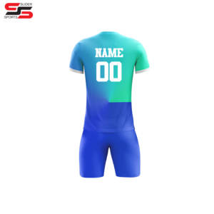 Vêtements d'équipe respirants à sublimation personnalisée Vêtements de club de football pour enfants Ensemble d'uniformes de football pour enfants Maillot de football d'Allemagne Ensemble uniforme - Product Image 4