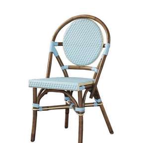 Chaise élégante et minimaliste en rotin magnifiquement conçue pour la salle à manger de ferme en plein air, la villa ou l'appartement, les meubles d'hôtel - Product Image 3