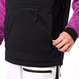 Sweat à capuche softshell de haute qualité pour homme, impression de logo personnalisée, softshell imperméable pour une utilisation en extérieur en hiver, techniques de teinture unie - Product Image 5