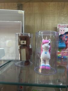 Boîte d'emballage cylindrique pour jouets en PVC transparent |   Tube Cylindrique Rond en Plastique Transparent pour Figurines et Poupées - Product Image 1