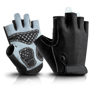 Custom Half-<b>Finger</b> Polyester Gloves <b>for</b> Outdoor Sports Breathable Reflect <b>Light</b> Digital Leather and Fabric <b>for</b> Men - Product Image 3