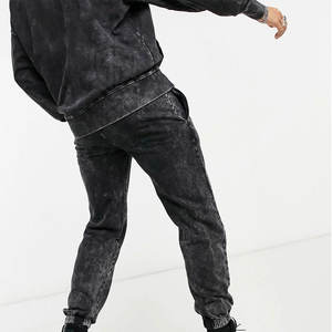 Hot <b>Sale</b> Men's Acid Wash Tracksuit Custom Color High Quality Plus Size Best Manufacturing Latest Style for <b>Spring</b> Season - Product Image 4