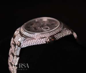 Vente en gros Mouvement suisse Montre en diamant testeur de diamant vérifié Style de célébrité pour revendeur Bijoux Hiphop de haute qualité - Product Image 5