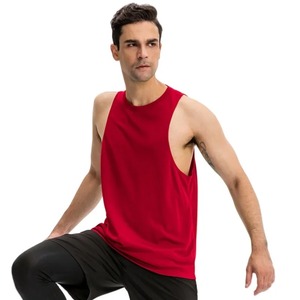<b>Men</b> Gym Tank Top Loose Casual Bodybuilding Vest Breathable Sleeveless Shirt Quick Dry Sport <b>Singlet</b> Running t-Shirt Man Clothes - Product Image 6
