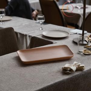 Bandeja de Servir Clásica de Madera Maciza para Cocina y Comedor, para Servir Aperitivos, Bebidas y Desayunos, 100 Piezas, No Tóxica y Duradera - Product Image 4