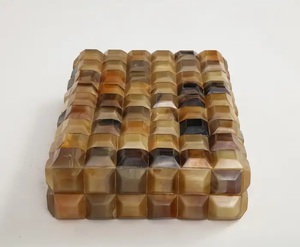 Thủ công cổ điển đánh bóng lưu trữ đồ trang sức sừng hộp Ấn Độ Inlay thiết kế nhà Máy Giá đặt hàng tối thiểu 50 cái đồng hồ lưu trữ - Product Image 4