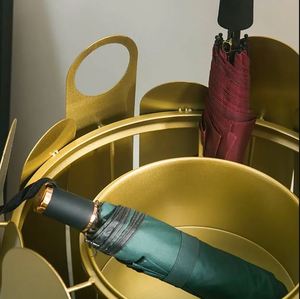 Support de rangement galvanisé pour parapluies Couleur argent Bien poli Idéal pour la décoration intérieure du hall d'entrée de la maison Ombre royale Revêtement en poudre - Product Image 5