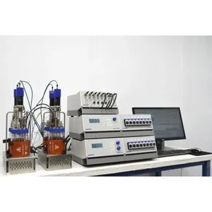 Système de bioréacteur parallèle DASGIP à réductions automatiques, cuve de réaction quadruple pour culture cellulaire (Max.) Pompe à gaz 50 SL/h incluse - Product Image 3