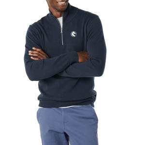 Hecho en el mejor material Venta caliente Cuarto de cremallera Suéter Mejor venta Precio al por mayor Hombres Cuarto de cremallera Suéter - Product Image 2