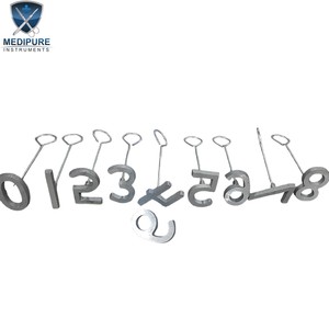 Hierro de Marcar de Alta Resistencia con Números y Letras, Reutilizable, de Aluminio, para Identificación de Ganado, Animales, Cerdos, Instrumentos Veterinarios - Product Image 4