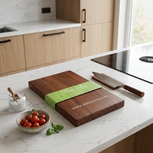 Tabla de Cortar de Madera de Teca Ecológica, Sostenible y Duradera, Superficie de Larga Duración, Diseño Rectangular Dekor Asia para Utensilios de Cocina - Product Image 2